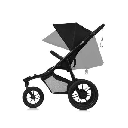 Lionelo - Sport-Kinderwagen AZURA, schwarz