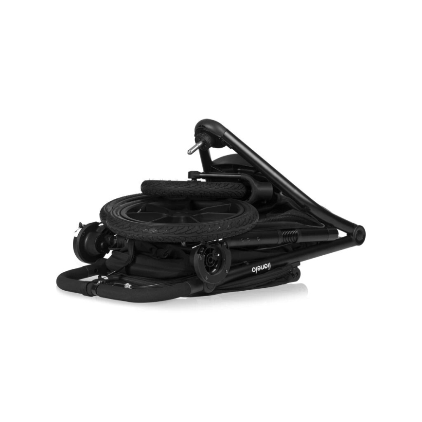 Lionelo - Sport-Kinderwagen AZURA, schwarz