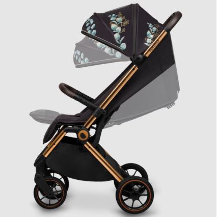 Lionelo - Sport-Kinderwagen CLOE schwarz/blau/gold