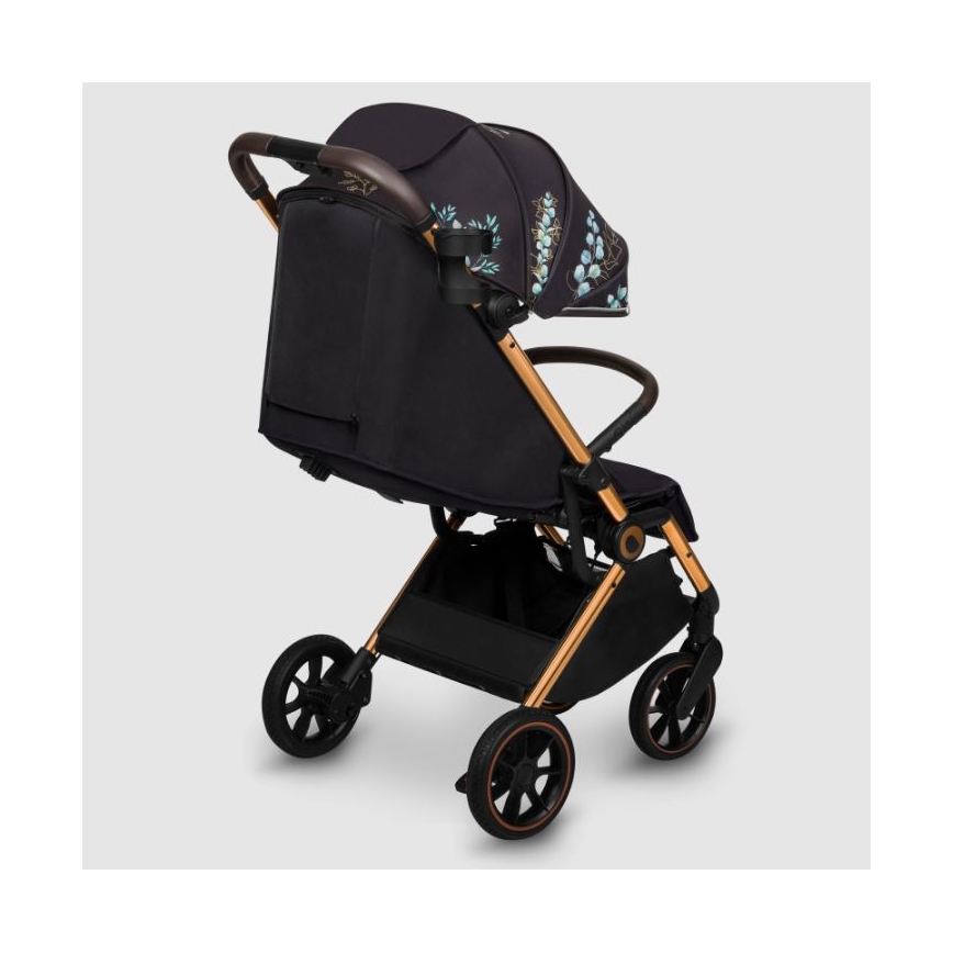 Lionelo - Sport-Kinderwagen CLOE schwarz/blau/gold