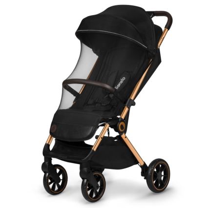 Lionelo - Sport-Kinderwagen CLOE schwarz/gold
