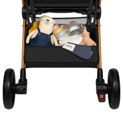 Lionelo - Sport-Kinderwagen CLOE schwarz/gold