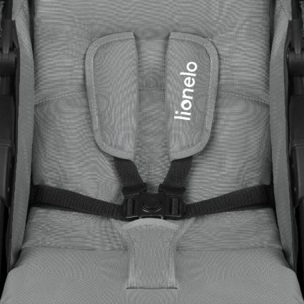 Lionelo - Sport-Kinderwagen EMMA PLUS grau/schwarz