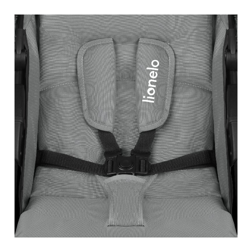 Lionelo - Sport-Kinderwagen EMMA PLUS grau/schwarz