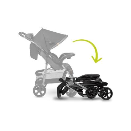 Lionelo - Sport-Kinderwagen EMMA PLUS schwarz