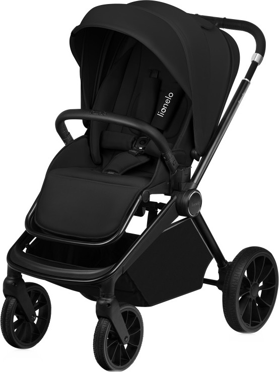 Lionelo - Sport-Kinderwagen MIKA PLUS Schwarzer Onyx