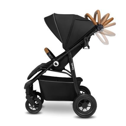 Lionelo - Sport-Kinderwagen NATT Onyx-Schwarz
