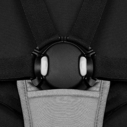 Lionelo - Sportlicher Kinderwagen AZURA schwarz/grau