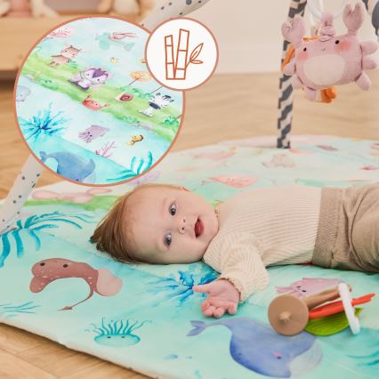 Lionelo - Tappeto da gioco per bambini ANIKA Natural