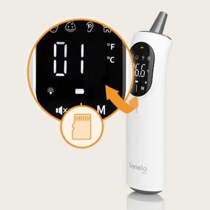 Lionelo - Thermomètre infrarouge FEVERSCAN 2xAAA