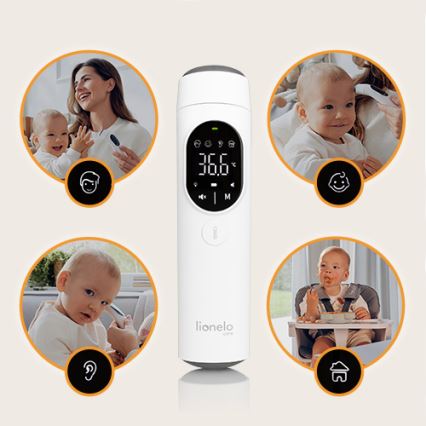 Lionelo - Thermomètre infrarouge FEVERSCAN 2xAAA