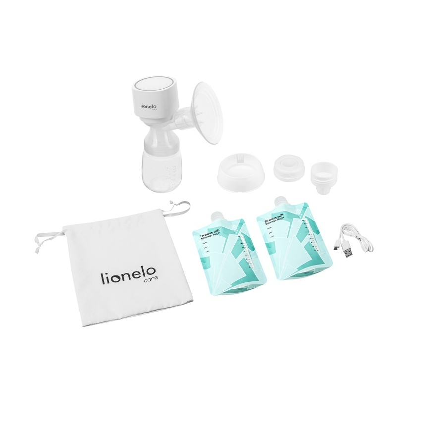 Lionelo - Tire-lait électrique rechargeable FIDI ONE 5V 1000 mAh 180 ml