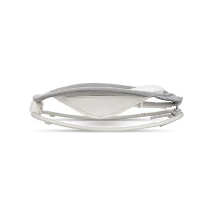 Lionelo - Transat vibrant pour bébé avec mélodie PASCAL 2xAA gris