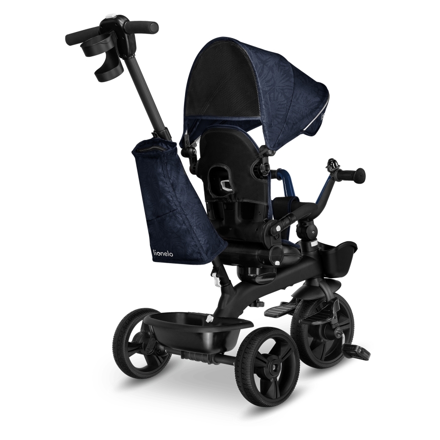 Lionelo - Triciclo KORI per bambini Blu navy