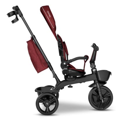Lionelo - Triciclo per bambini KORI Rosso borgogna
