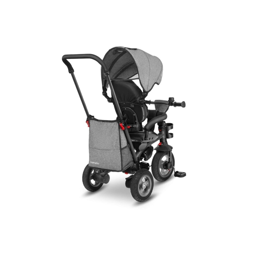 Lionelo - Triciclo per bambini TRIS grigio