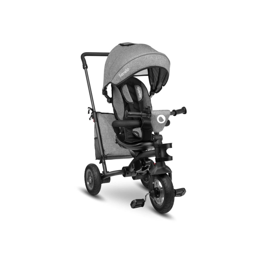 Lionelo - Triciclo per bambini TRIS grigio