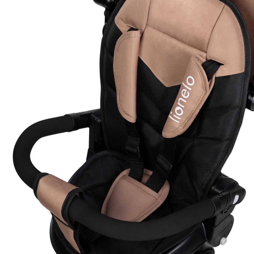 Lionelo - Triciclo per bambini TRIS PLUS Beige Sabbia