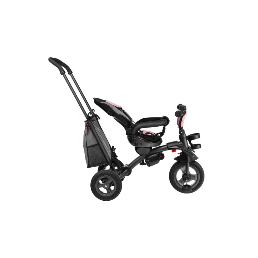 Lionelo - Triciclo per bambini TRIS rosa/grigio