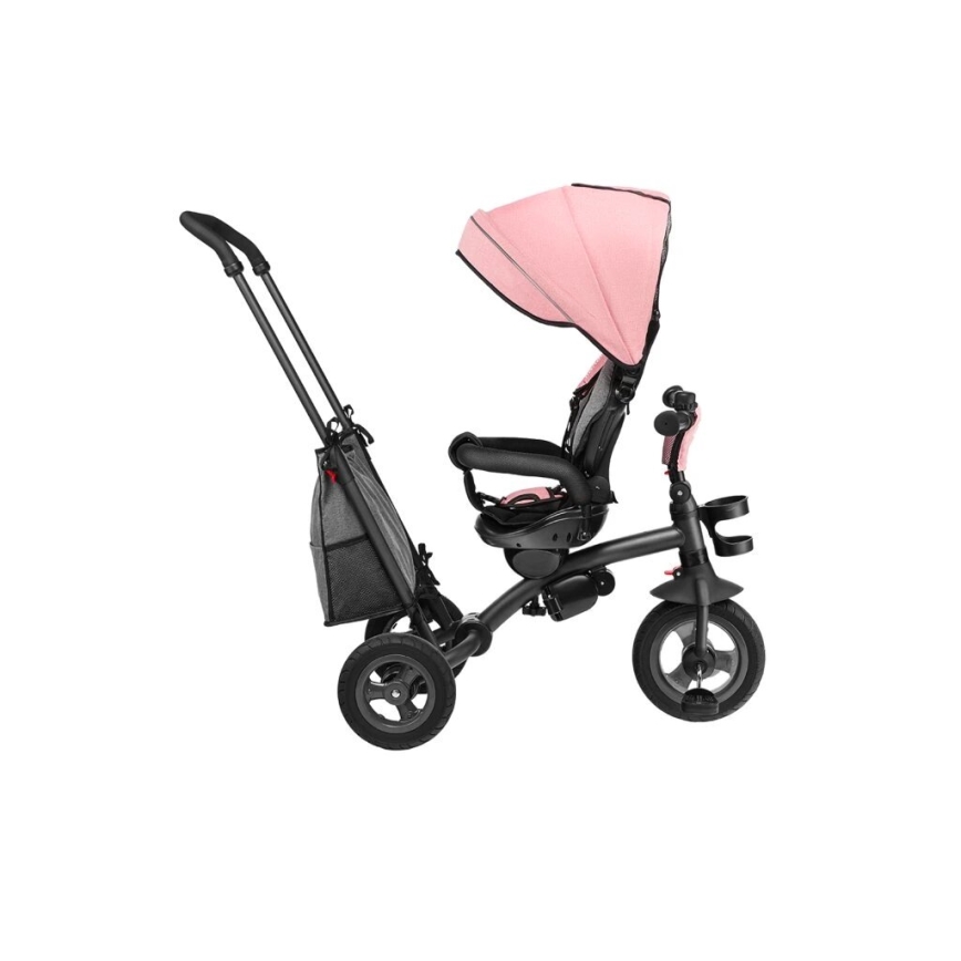 Lionelo - Triciclo per bambini TRIS rosa/grigio