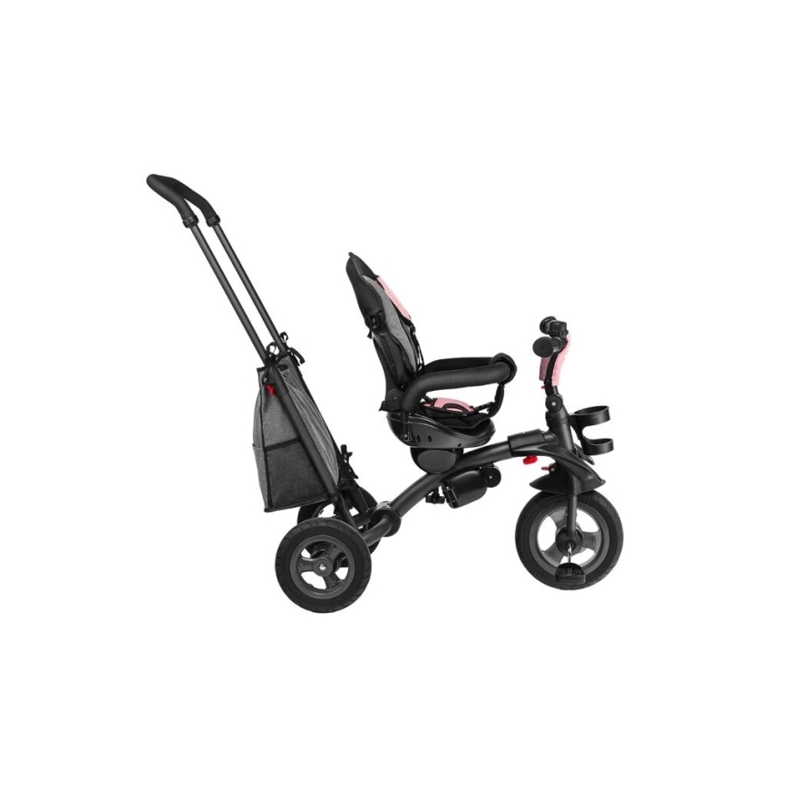 Lionelo - Triciclo per bambini TRIS rosa/grigio