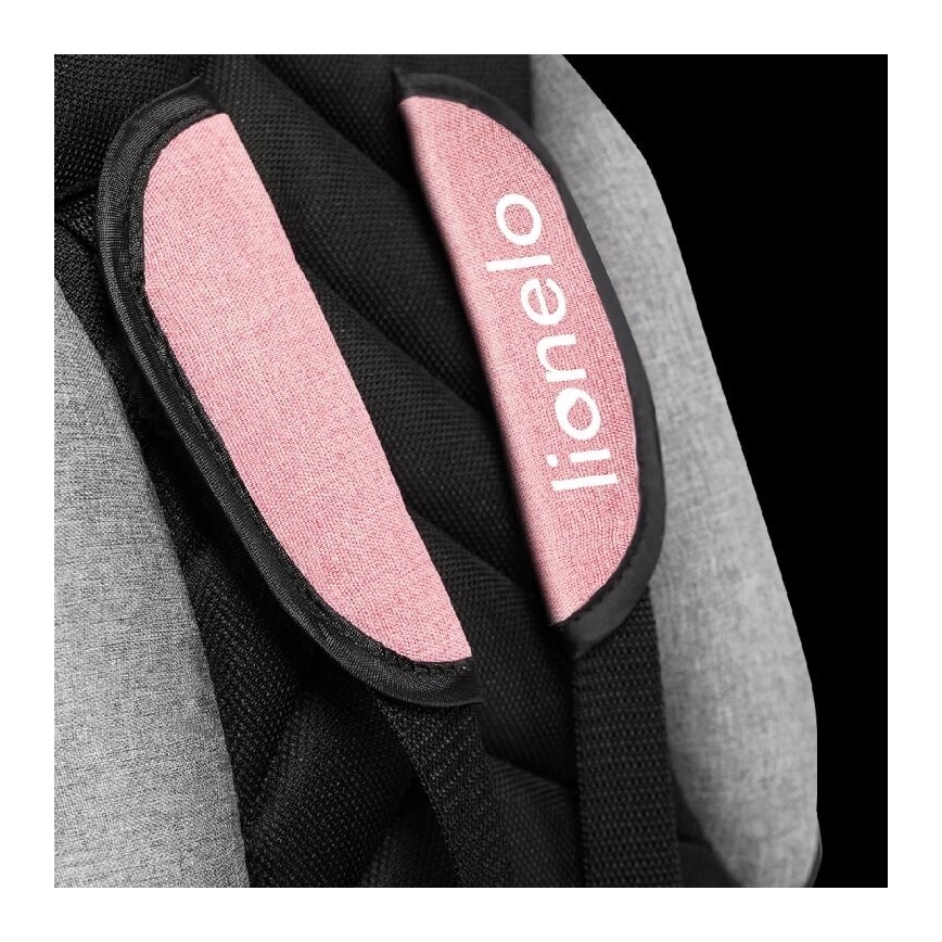Lionelo - Triciclo per bambini TRIS rosa/grigio