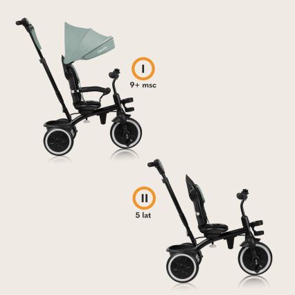 Lionelo - Tricycle pour enfant BERRY Vert Forêt