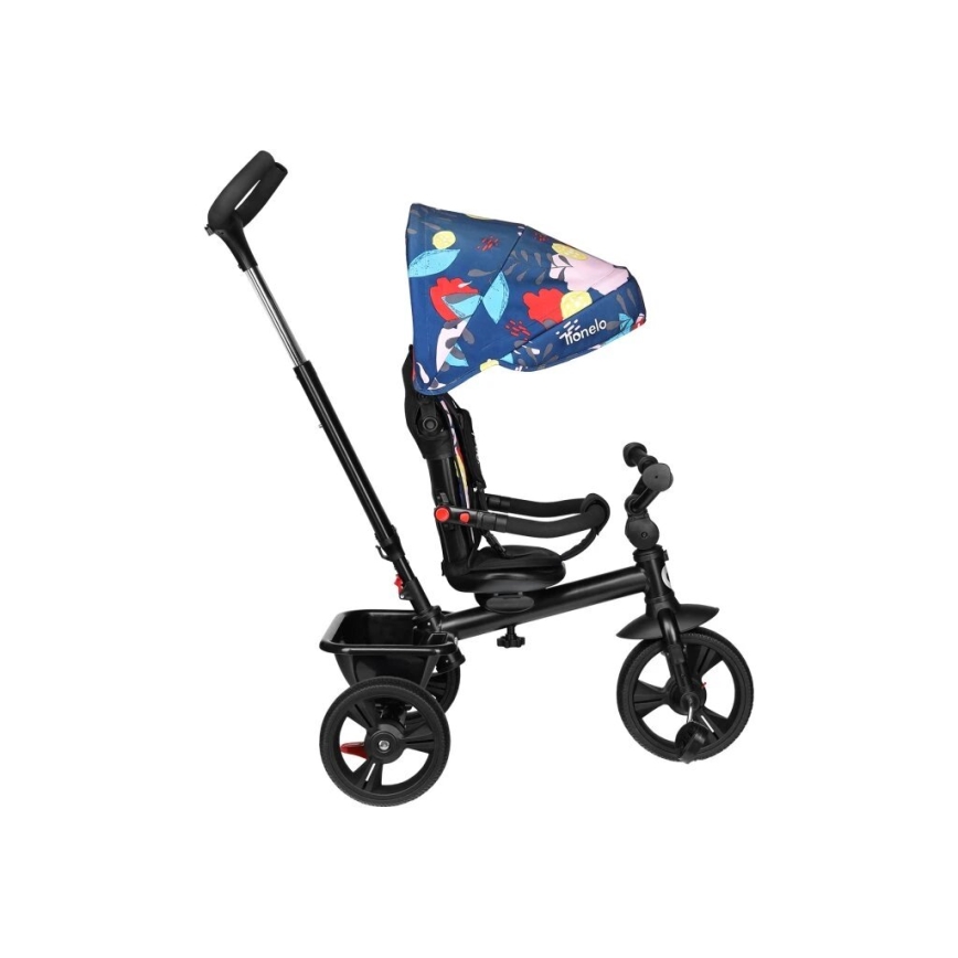 Lionelo - Tricycle pour enfant HAARI noir/multicolore