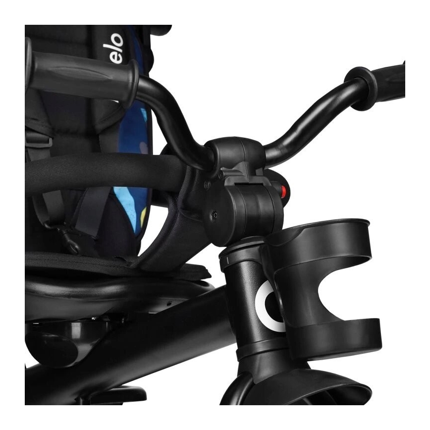 Lionelo - Tricycle pour enfant HAARI noir/multicolore