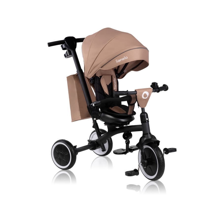 Lionelo - Tricycle pour enfant TRIS PLUS Beige sable