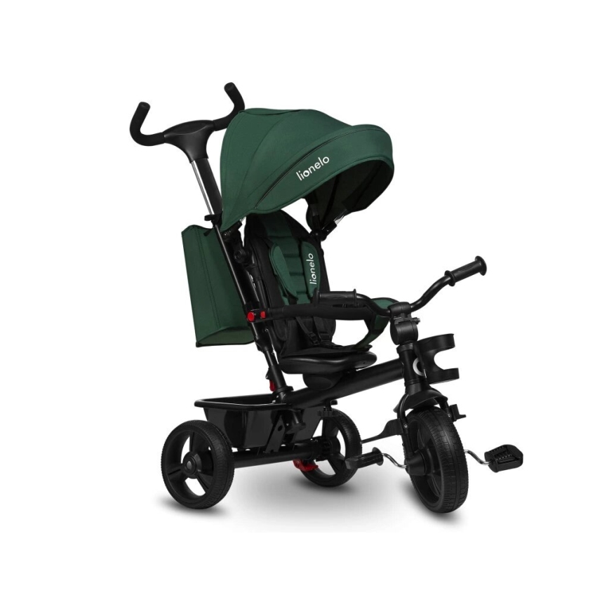Lionelo - Tricycle pour enfants HAARI vert/noir