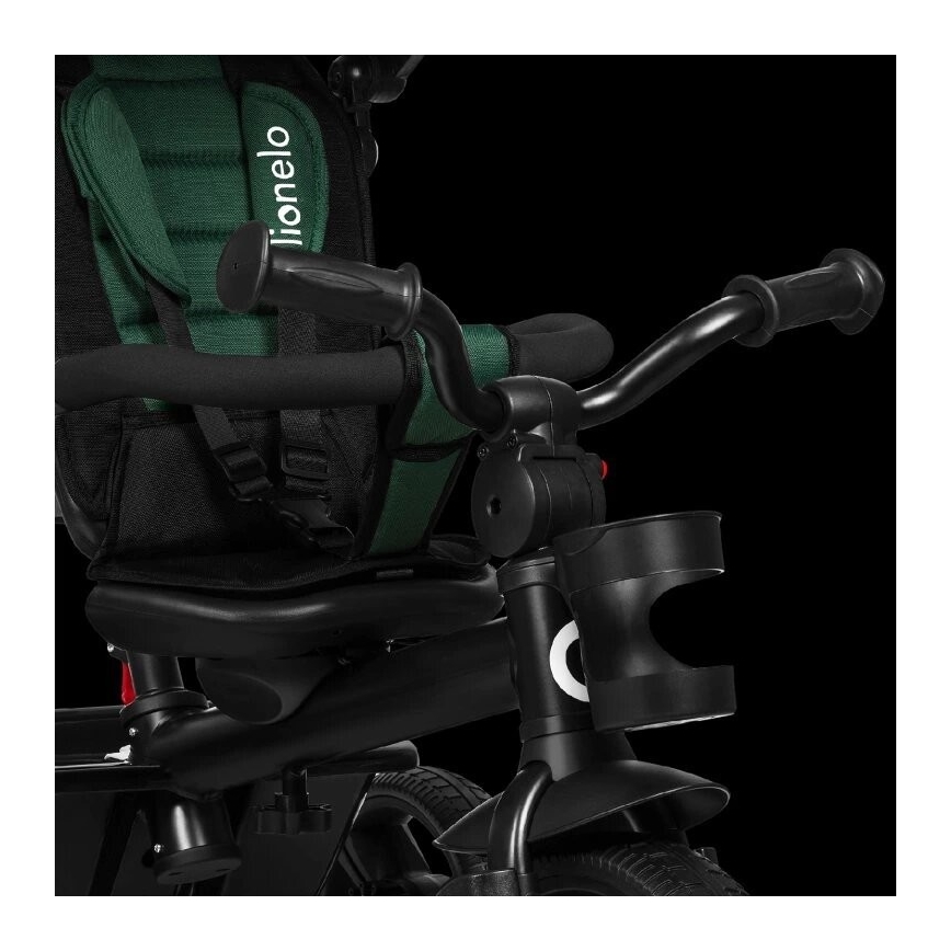 Lionelo - Tricycle pour enfants HAARI vert/noir