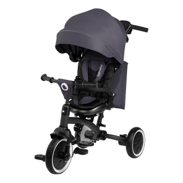 Lionelo - Tricycle TRIS PLUS pour enfants, Gris pierre