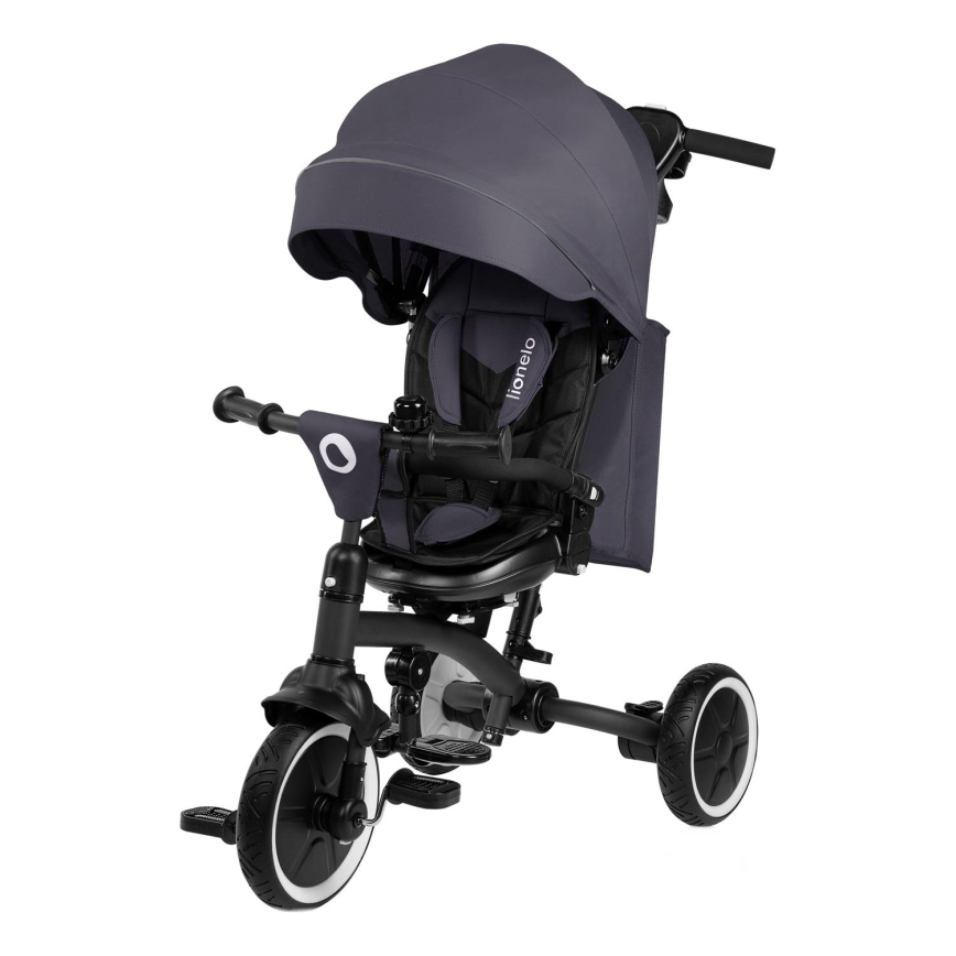 Lionelo - Tricycle TRIS PLUS pour enfants, Gris pierre