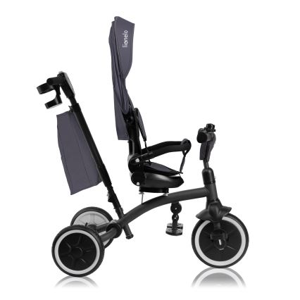Lionelo - Tricycle TRIS PLUS pour enfants, Gris pierre