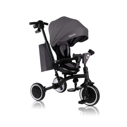 Lionelo - Tricycle TRIS PLUS pour enfants, Gris pierre