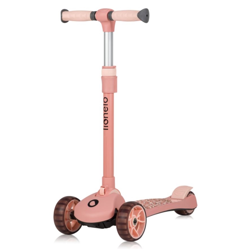 Lionelo - Trottinette 2-en-1 pour enfant FRANKY rose