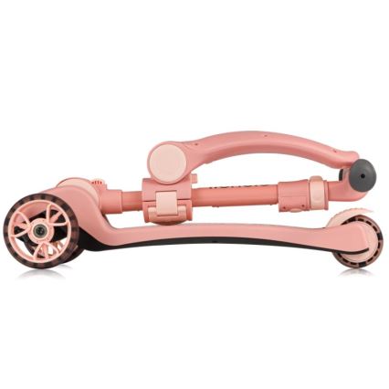 Lionelo - Trottinette 2-en-1 pour enfant FRANKY rose