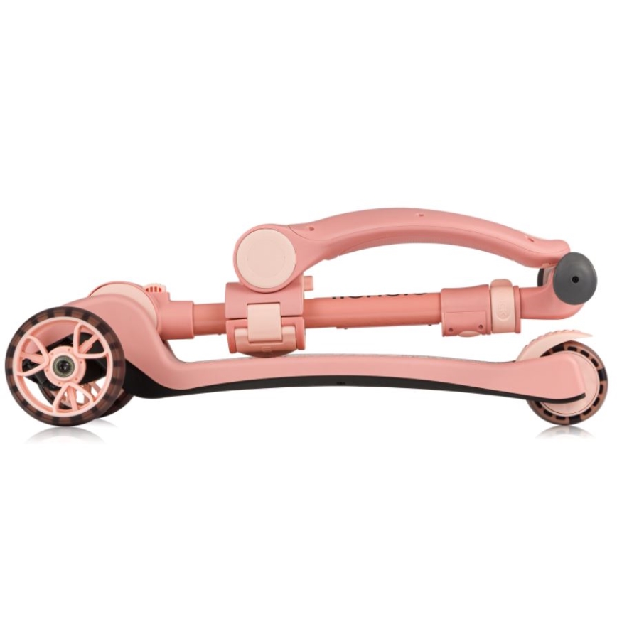 Lionelo - Trottinette 2-en-1 pour enfant FRANKY rose
