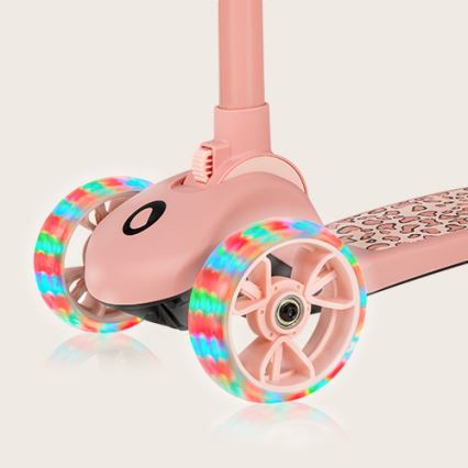 Lionelo - Trottinette 2-en-1 pour enfant FRANKY rose