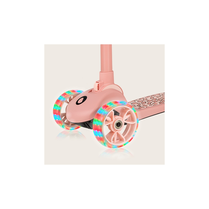 Lionelo - Trottinette 2-en-1 pour enfant FRANKY rose