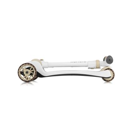 Lionelo - Trottinette 2 en 1 pour enfants FRANKY blanc/beige