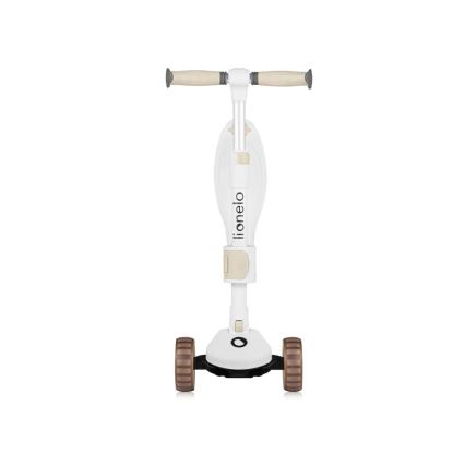 Lionelo - Trottinette enfant 2en1 FRANKY blanc/beige