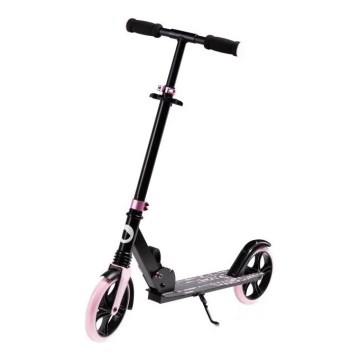 Lionelo - Trottinette LUCA pour enfant noire/rose