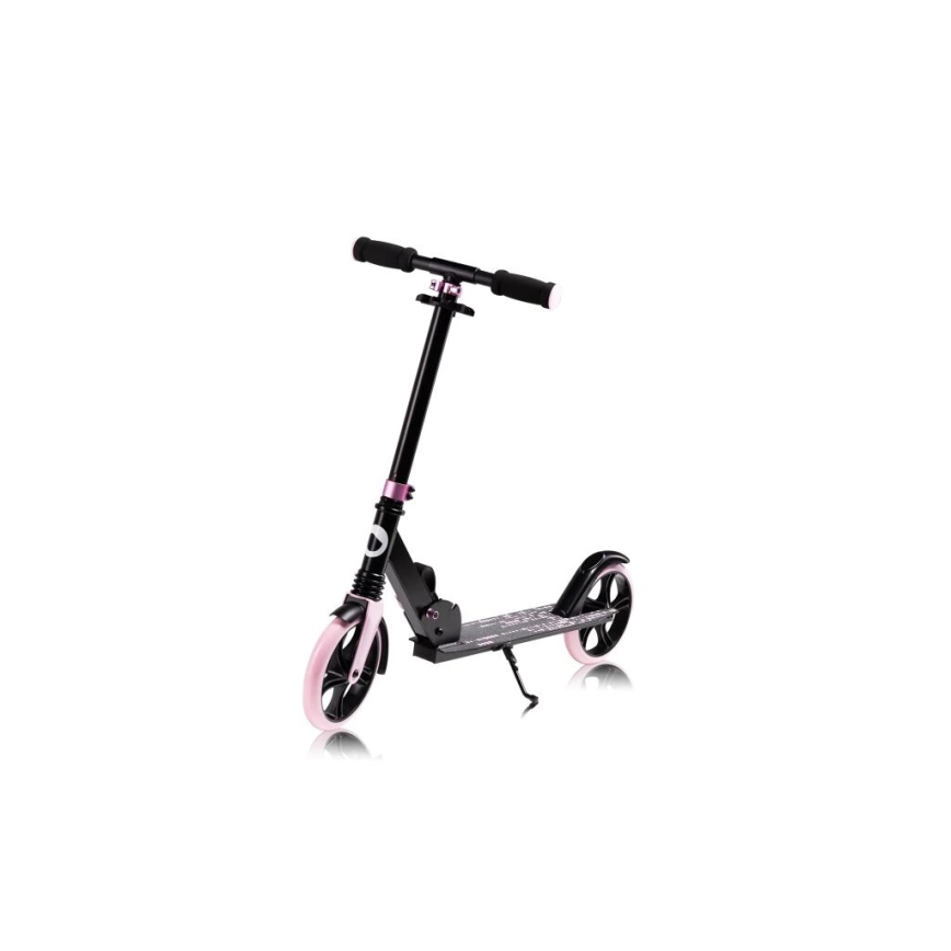 Lionelo - Trottinette LUCA pour enfant noire/rose