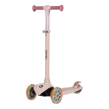 Lionelo - Trottinette pour enfants JESSY 3xAA rose