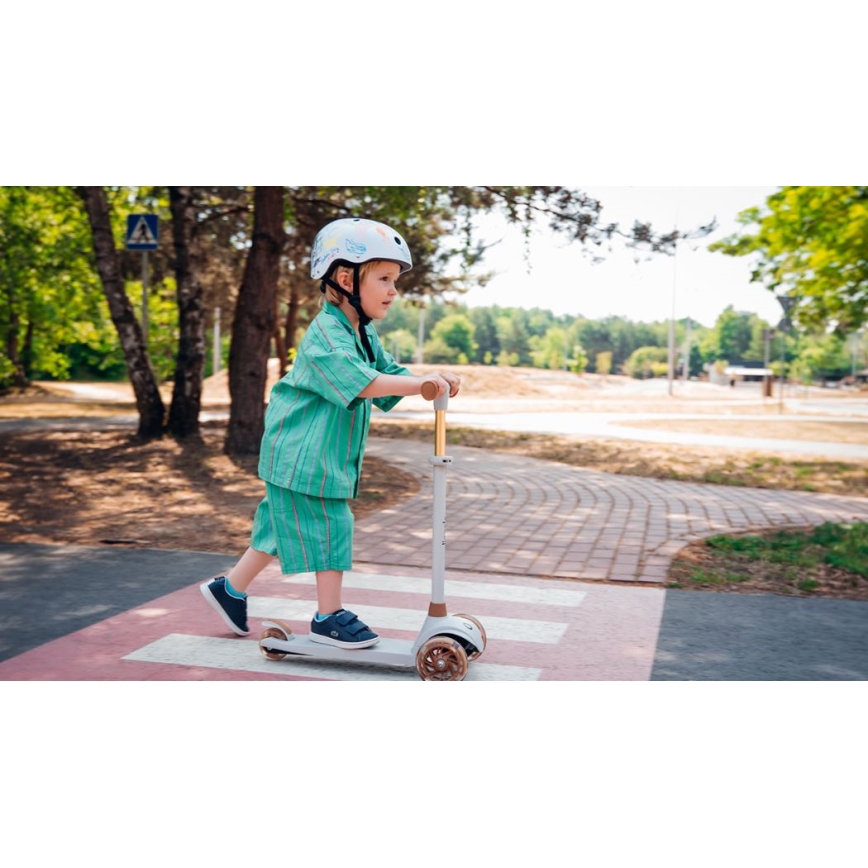 Lionelo - Trottinette pour enfants JESSY 3xAA rose