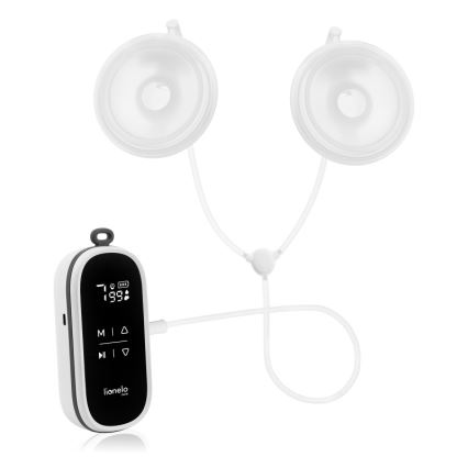 Lionelo - TWEE FREE Tiralatte elettrico ricaricabile doppio, 5V, 1500 mAh, 150 ml