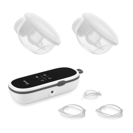 Lionelo - TWEE FREE Tiralatte elettrico ricaricabile doppio, 5V, 1500 mAh, 150 ml