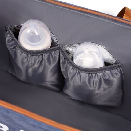 Lionelo - Wickeltasche für den Kinderwagen IDA Blue Denim